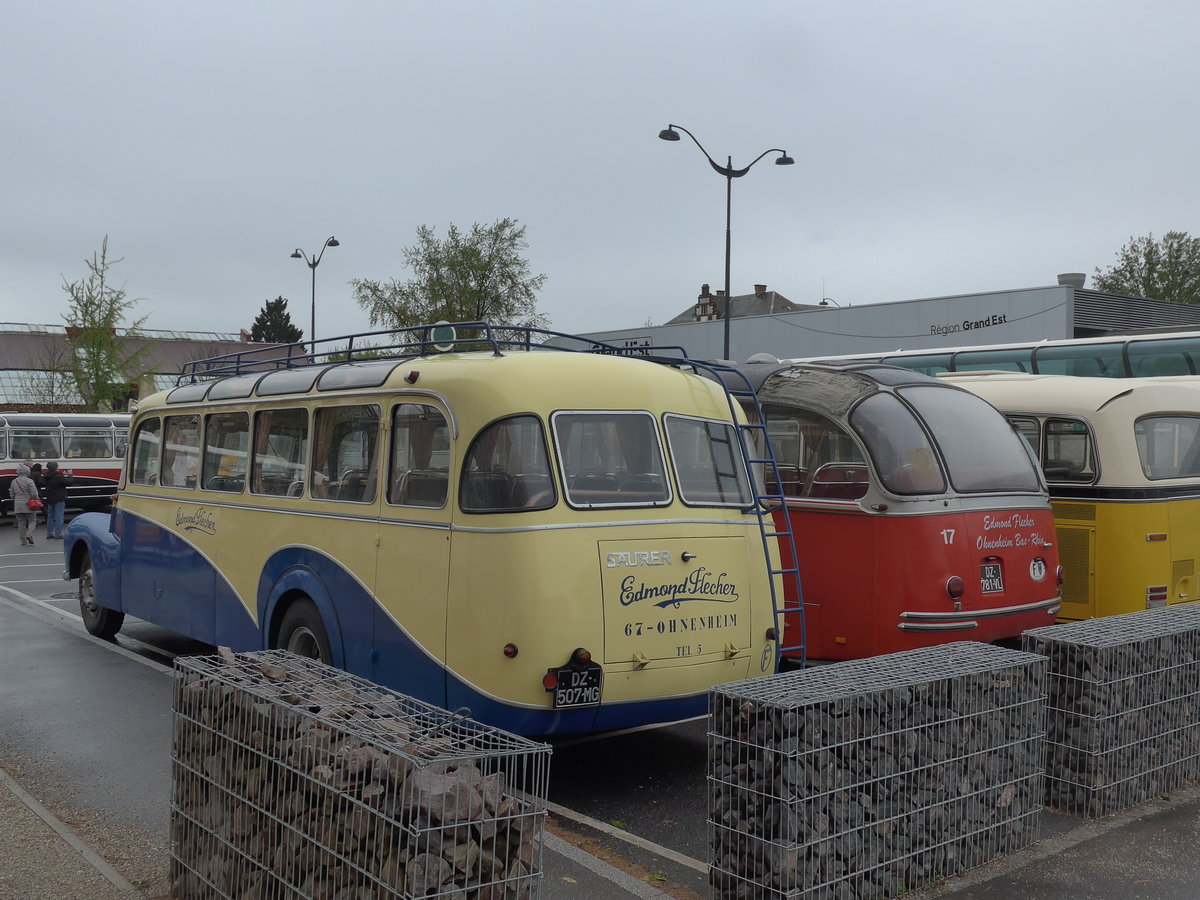 (204'410) - Flecher, Ohnenheim - DZ 507 MG - Saurer/Di Rosa am 27. April 2019 in Haguenau, Parkplatz