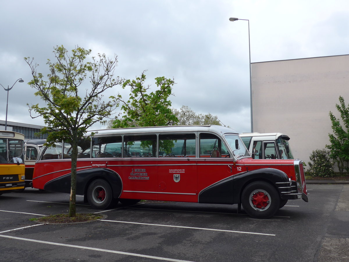 (204'511) - Aus der Schweiz: Meier, Grt - Nr. 12/ZH 27'216 - FBW/R&J (ex Wespe, Altsttten; ex AFA Adelboden Nr. 12) am 28. April 2019 in Haguenau, Parkplatz