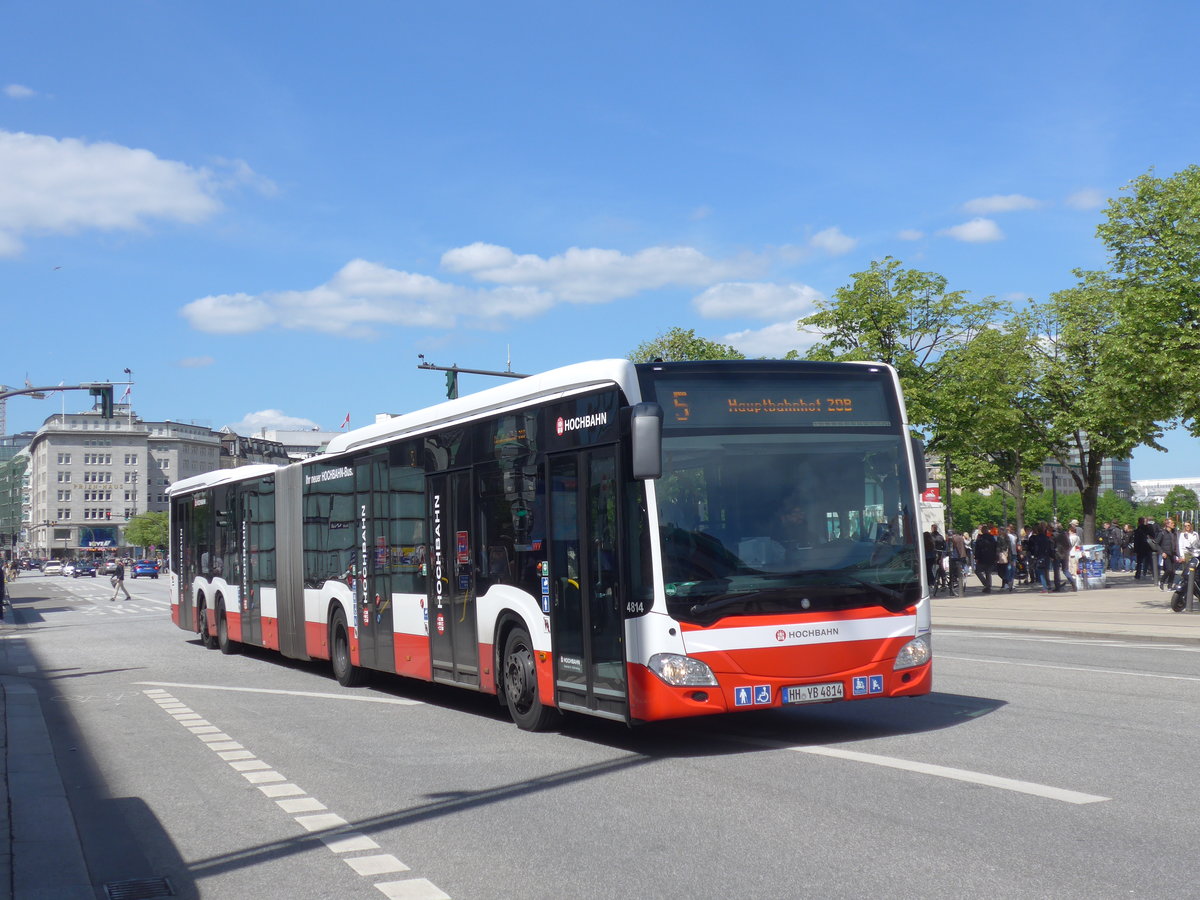 (204'927) - HHA Hamburg - Nr. 4814/HH-YB 4814 - Mercedes am 11. Mai 2019 in Hamburg, Jungfernstieg