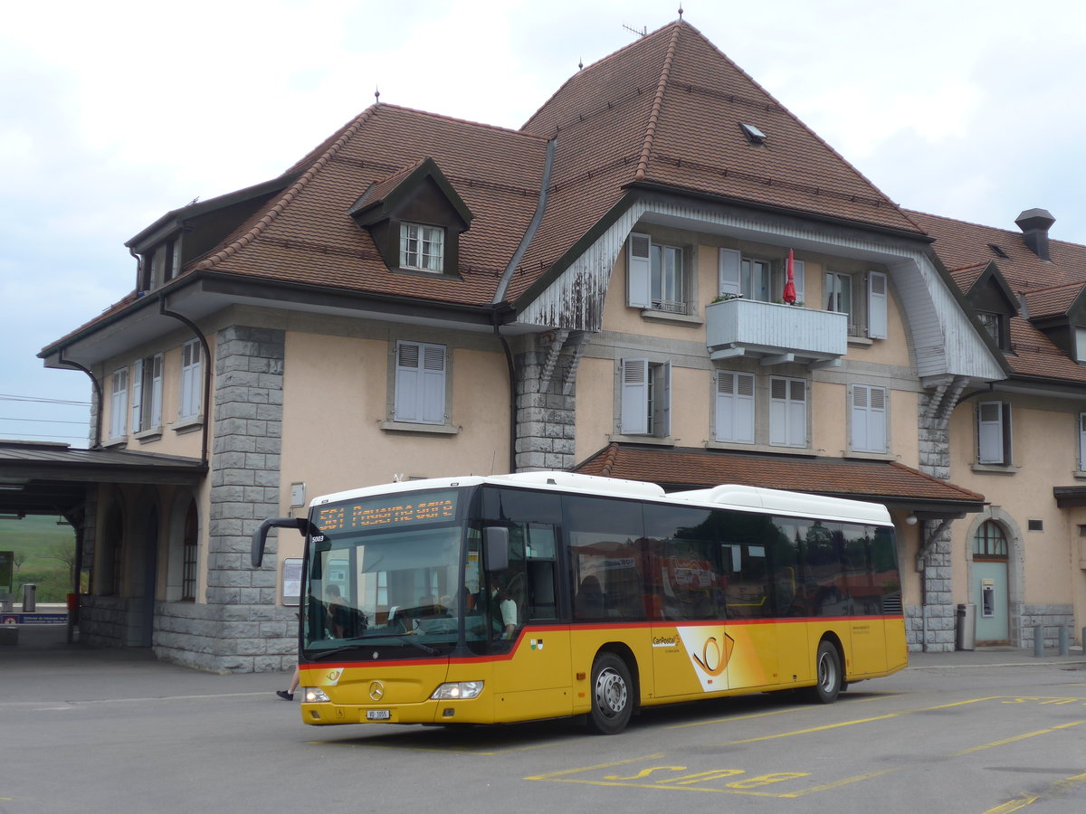 (205'475) - CarPostal Ouest - VD 1055 - Mercedes (ex Morattel, Sdeilles) am 25. Mai 2019 beim Bahnhof Romont 