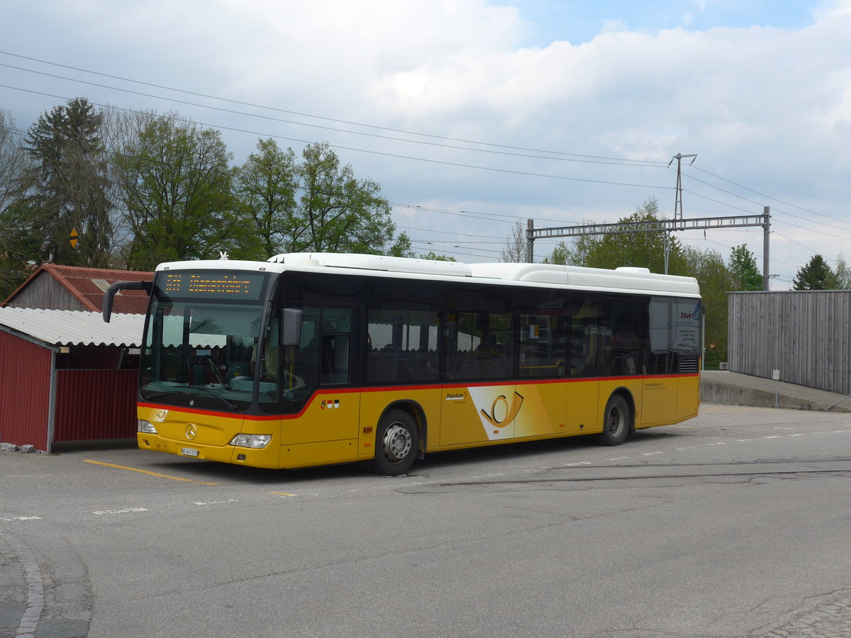 (205'479) - Engeloch, Riggisberg - Nr. 10/BE 447'210 - Mercedes am 25. Mai 2019 beim Bahnhof Schwarzenburg