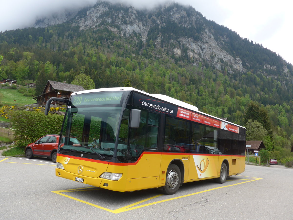 (205'488) - PostAuto Bern - BE 489'810 - Mercedes (ex Portenier, Adelboden Nr. 10) am 26. Mai 2019 in Kiental, Ramslauenen