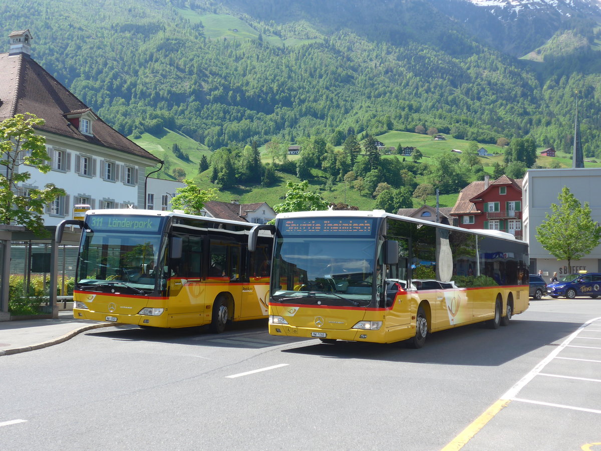 (205'608) - Thepra, Stans - Nr. 22/NW 5160 - Mercedes am 30. Mai 2019 beim Bahnhof Stans