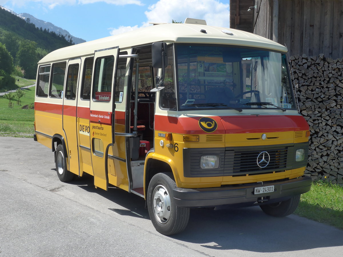 (205'612) - Mller, Ennetmoos - Nr. 6/NW 24'301 - Mercedes (ex Portenier, Adelboden Nr. 6; ex Geiger, Adelboden Nr. 6) am 30. Mai 2019 in Ennetmoos, Garage