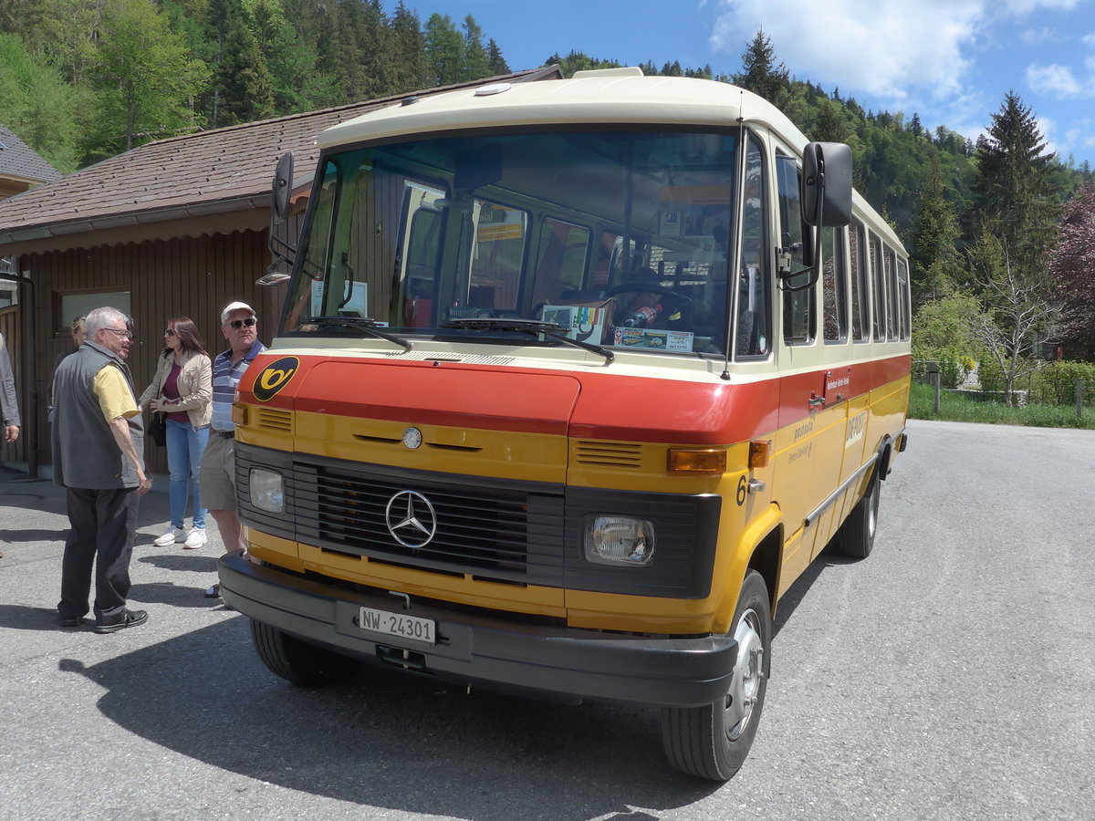 (205'633) - Mller, Ennetmoos - Nr. 6/NW 24'301 - Mercedes (ex Portenier, Adelboden Nr. 6; ex Geiger, Adelboden Nr. 6) am 30. Mai 2019 in Eigenthal, Talboden