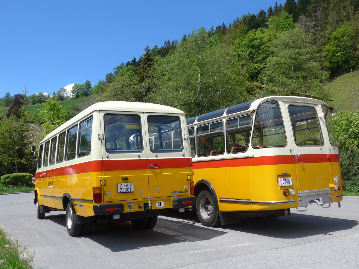 (205'653) - Mller, Ennetmoos - Nr. 6/NW 24'301 - Mercedes (ex Portenier, Adelboden Nr. 6; ex Geiger, Adelboden Nr. 6) am 30. Mai 2019 in Eigenthal, Talboden