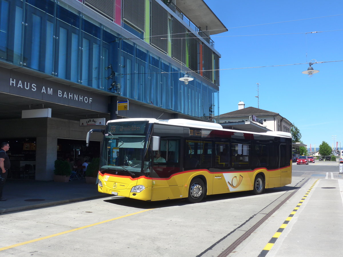 (205'725) - PostAuto Ostschweiz - TG 180'982 - Mercedes am 2. Juni 2019 beim Bahnhof Frauenfeld