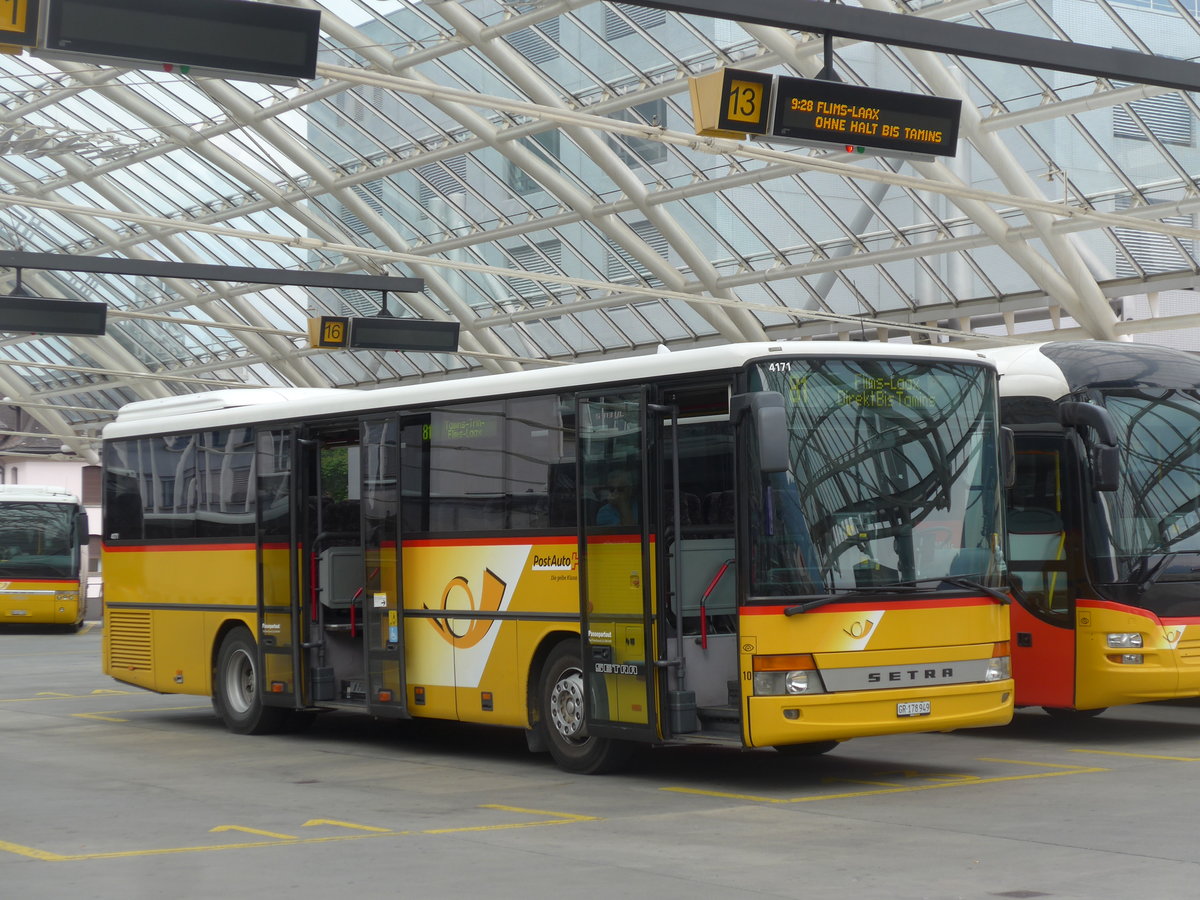 (206'204) - PostAuto Graubnden (Thepra 10) - GR 178'949 - Setra am 9. Juni 2019 in Chur, Postautostation