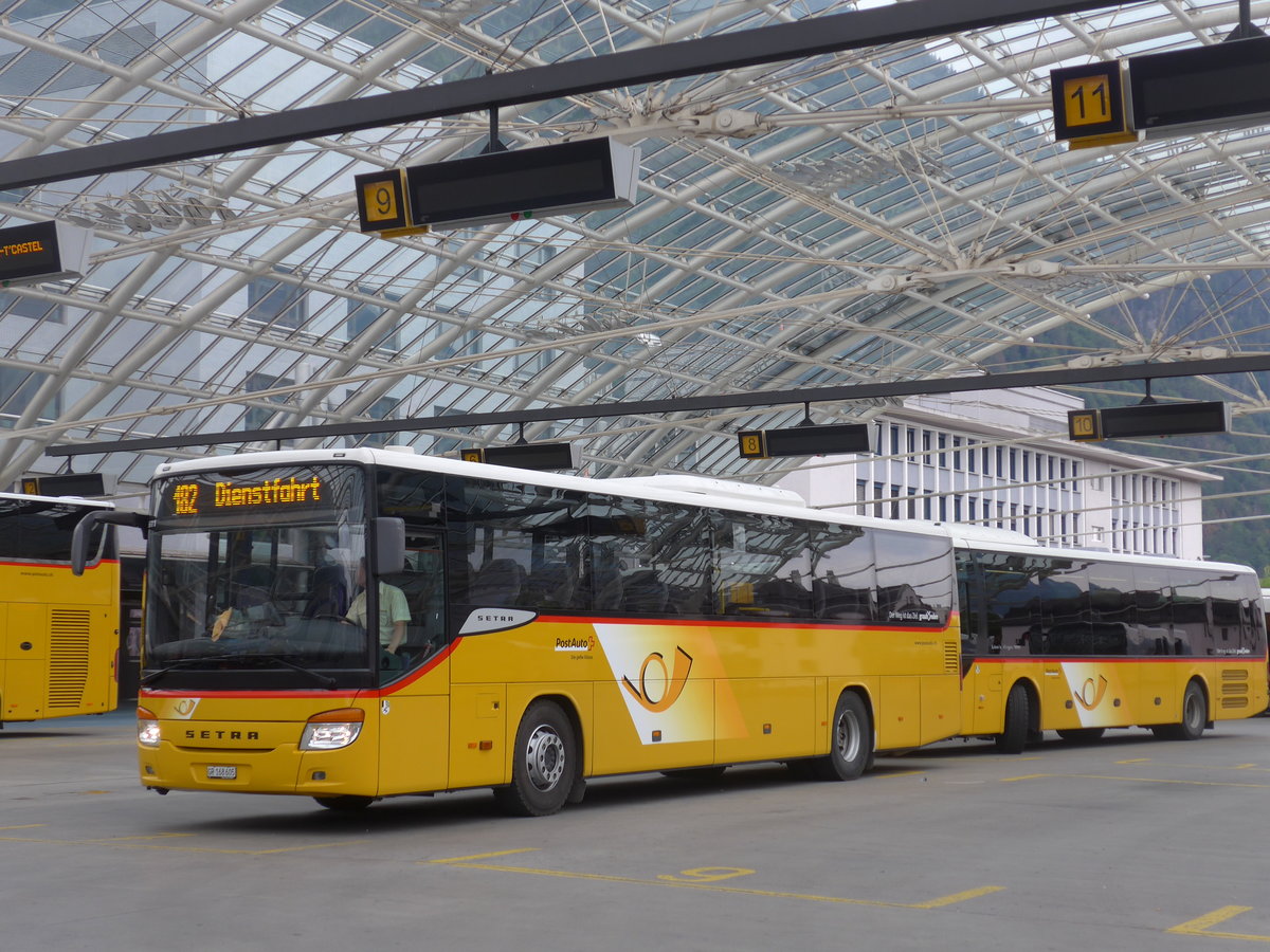 (206'208) - PostAuto Graubnden - GR 168'605 - Setra am 9. Juni 2019 in Chur, Postautostation