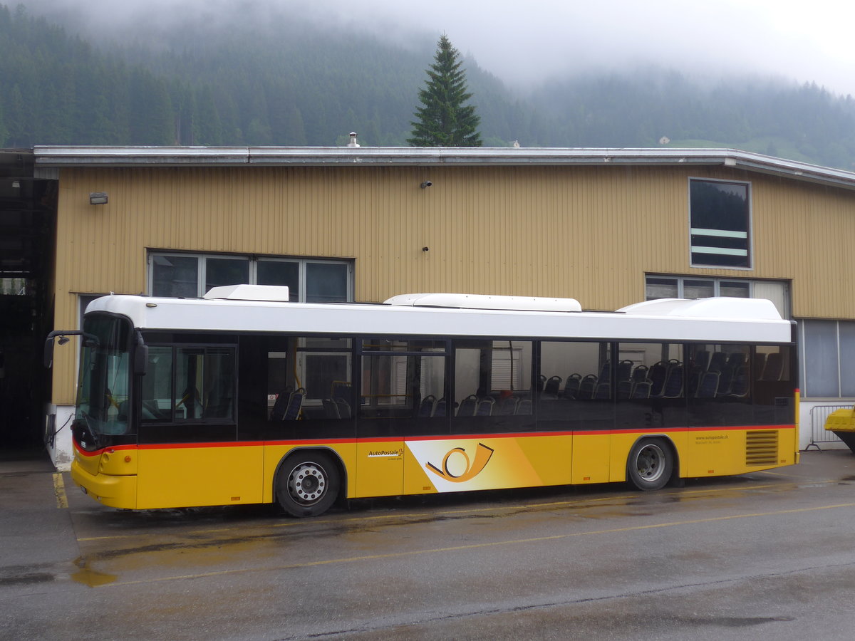 (206'252) - Marchetti, Airolo - TI 183'247 - Scania/Hess (ex Busland, Burgdorf Nr. 41; ex Demofahrzeug Hess, Bellach) am 9. Juni 2019 in Airolo, Garage