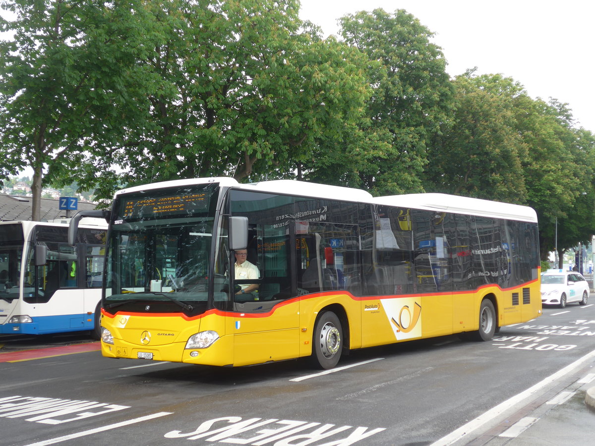 (206'258) - Bucheli, Kriens - Nr. 29/LU 15'085 - Mercedes am 9. Juni 2019 beim Bahnhof Luzern