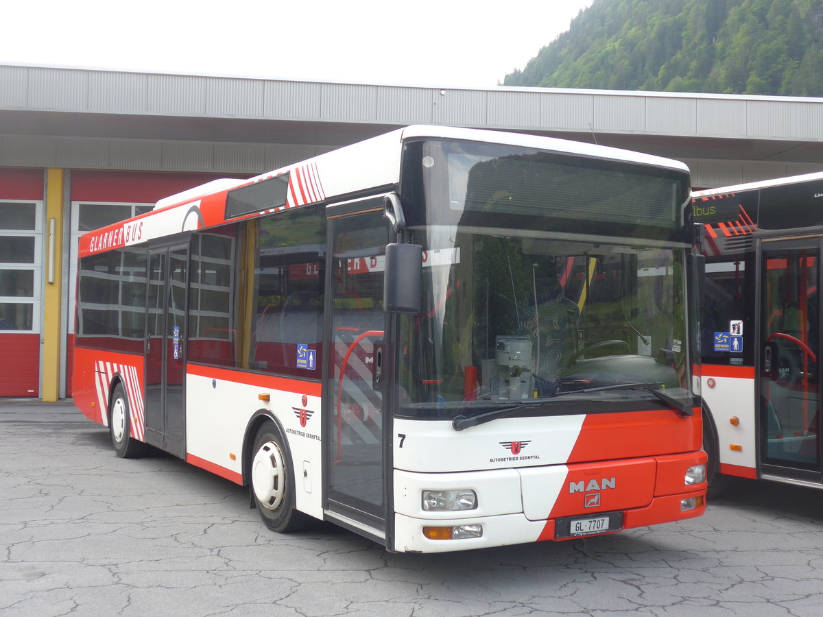 (206'319) - AS Engi - Nr. 7/GL 7707 - MAN/Gppel am 15. Juni 2019 in Engi, Garage