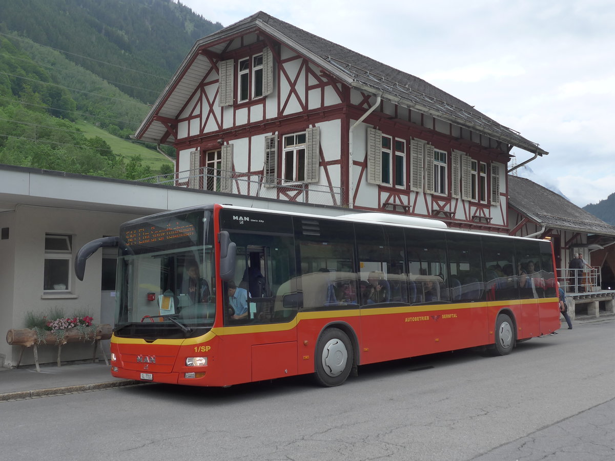 (206'379) - AS Engi - Nr. 1/SP/GL 7701 - MAN am 15. Juni 2019 in Engi, Vorderdorf