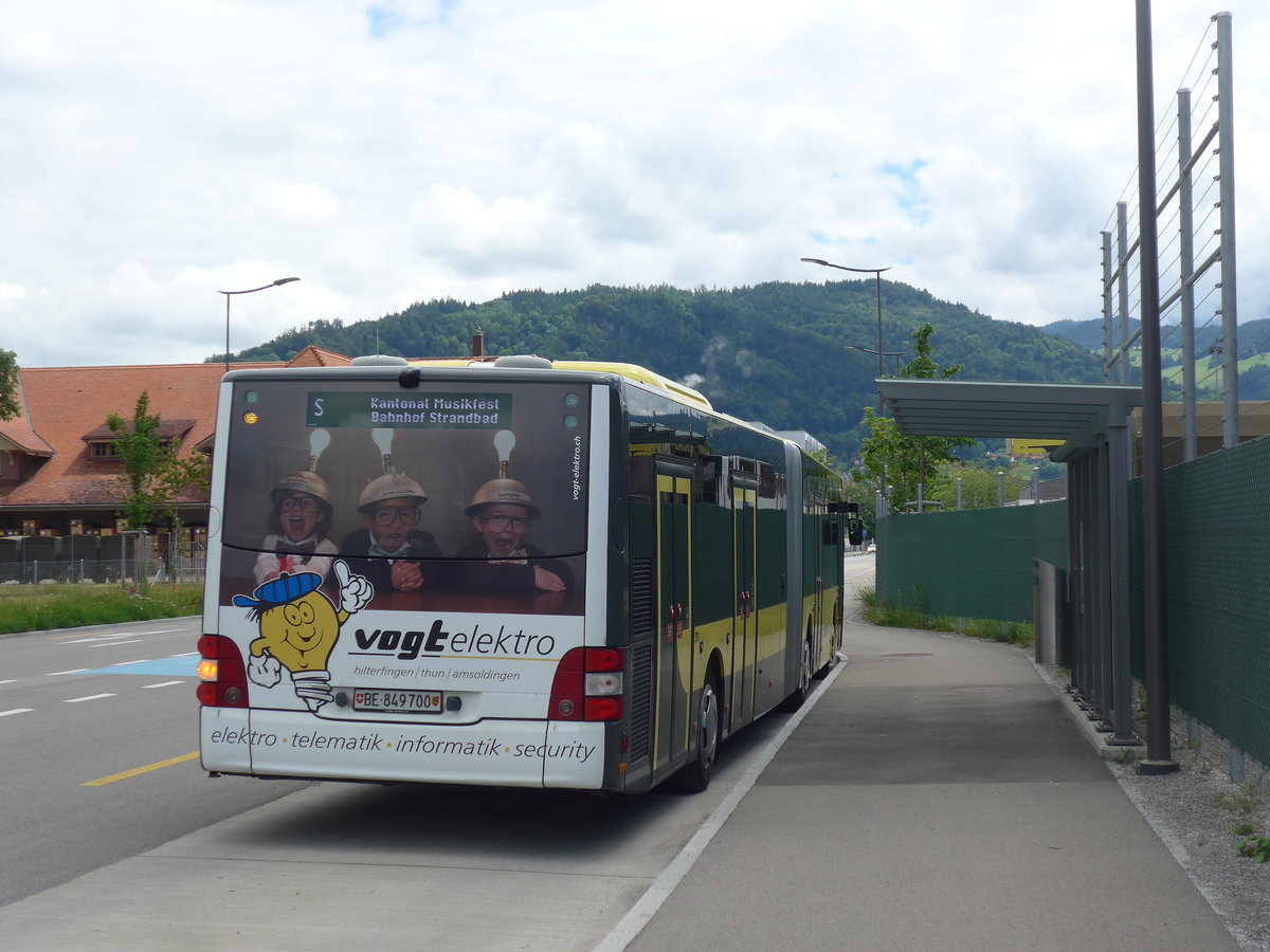 (206'443) - STI Thun - Nr. 700/BE 849'700 - MAN am 16. Juni 2019 in Thun, Kleine Allmend