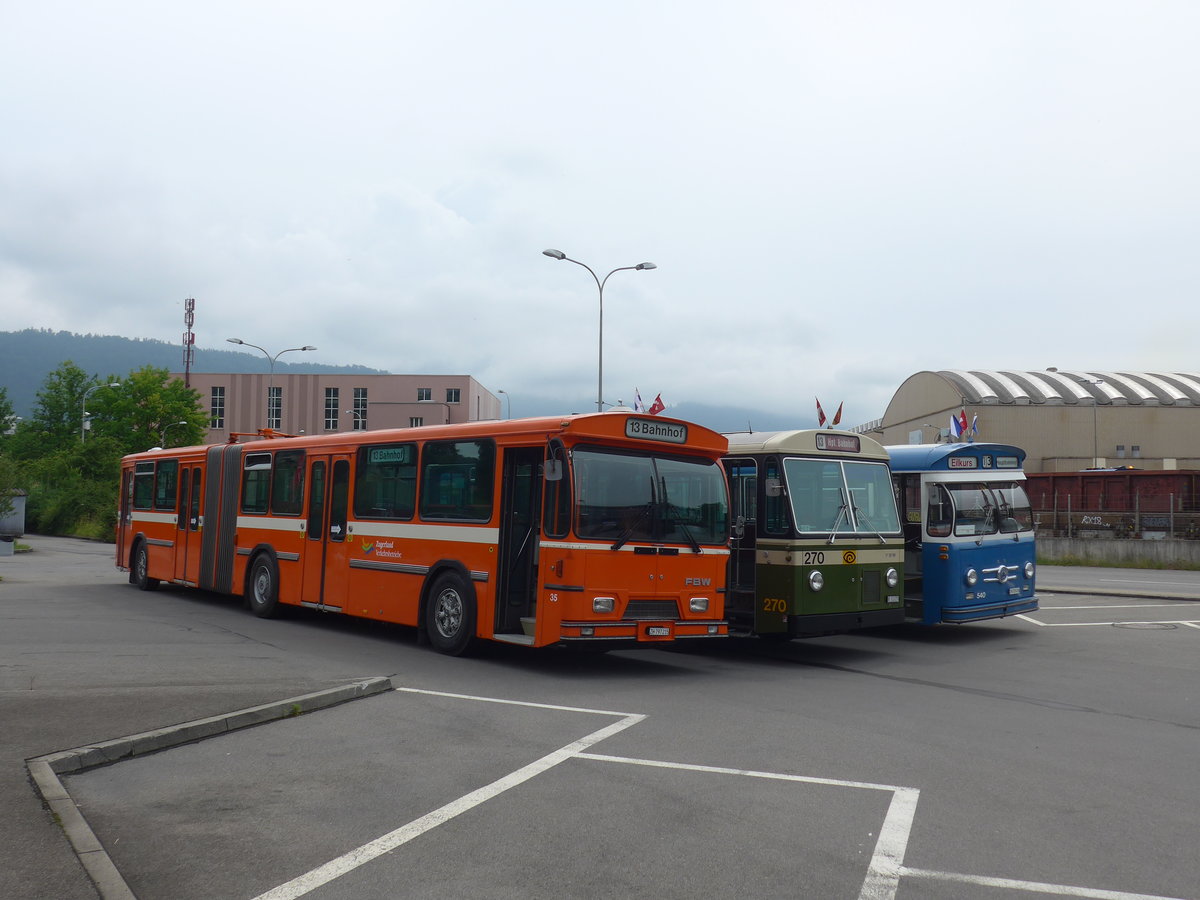 (206'570) - ZVB Zug (RWB) - Nr. 35/ZH 797'215 - FBW/Hess am 22. Juni 2019 in Emmenbrcke, Debrunner Acifer