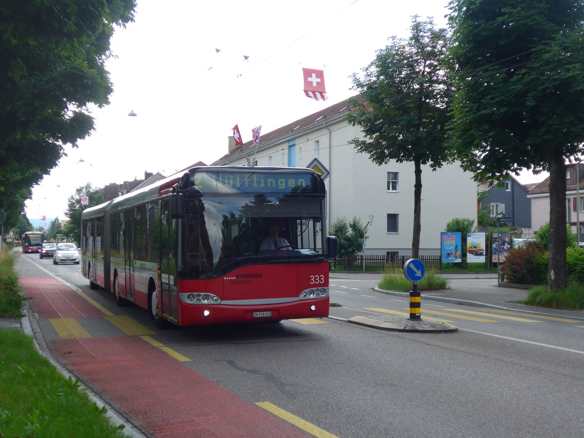 (206'679) - SW Winterthur - Nr. 333/ZH 719'333 - Solaris am 23. Juni 2019 in Winterthur, Feldtal