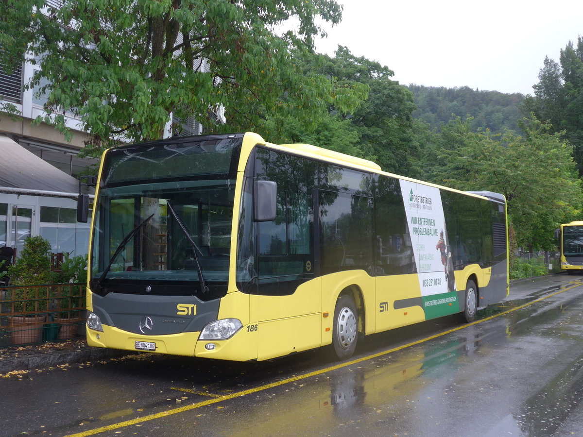 (207'429) - STI Thun - Nr. 186/BE 804'186 - Mercedes am 6. Juli 2019 bei der Schifflndte Thun