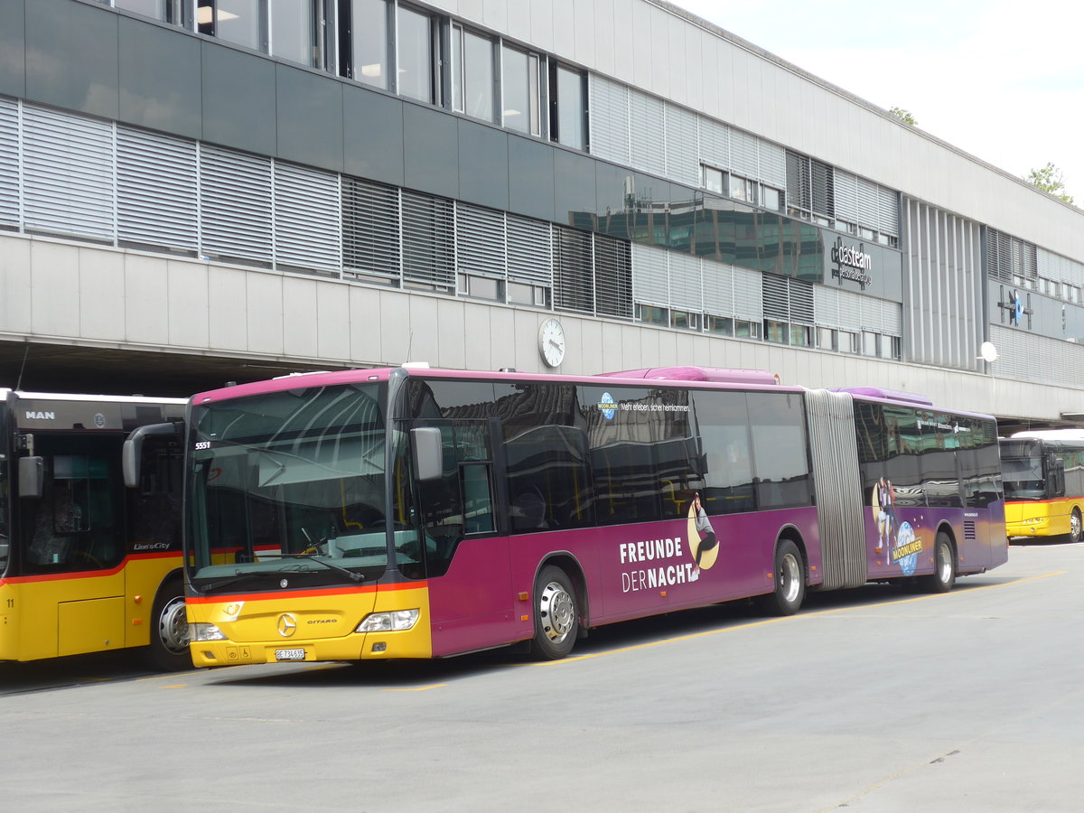 (207'579) - PostAuto Bern - Nr. 635/BE 734'635 - Mercedes am 8. Juli 2019 in Bern, Postautostation