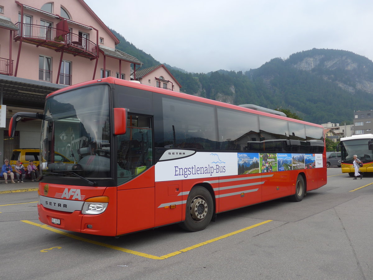 (207'633) - AFA Adelboden - Nr. 24/BE 26'701 - Setra am 9. Juli 2019 in Meiringen, Postautostation (Einsatz PostAuto fr Engstlenalp-Bus)