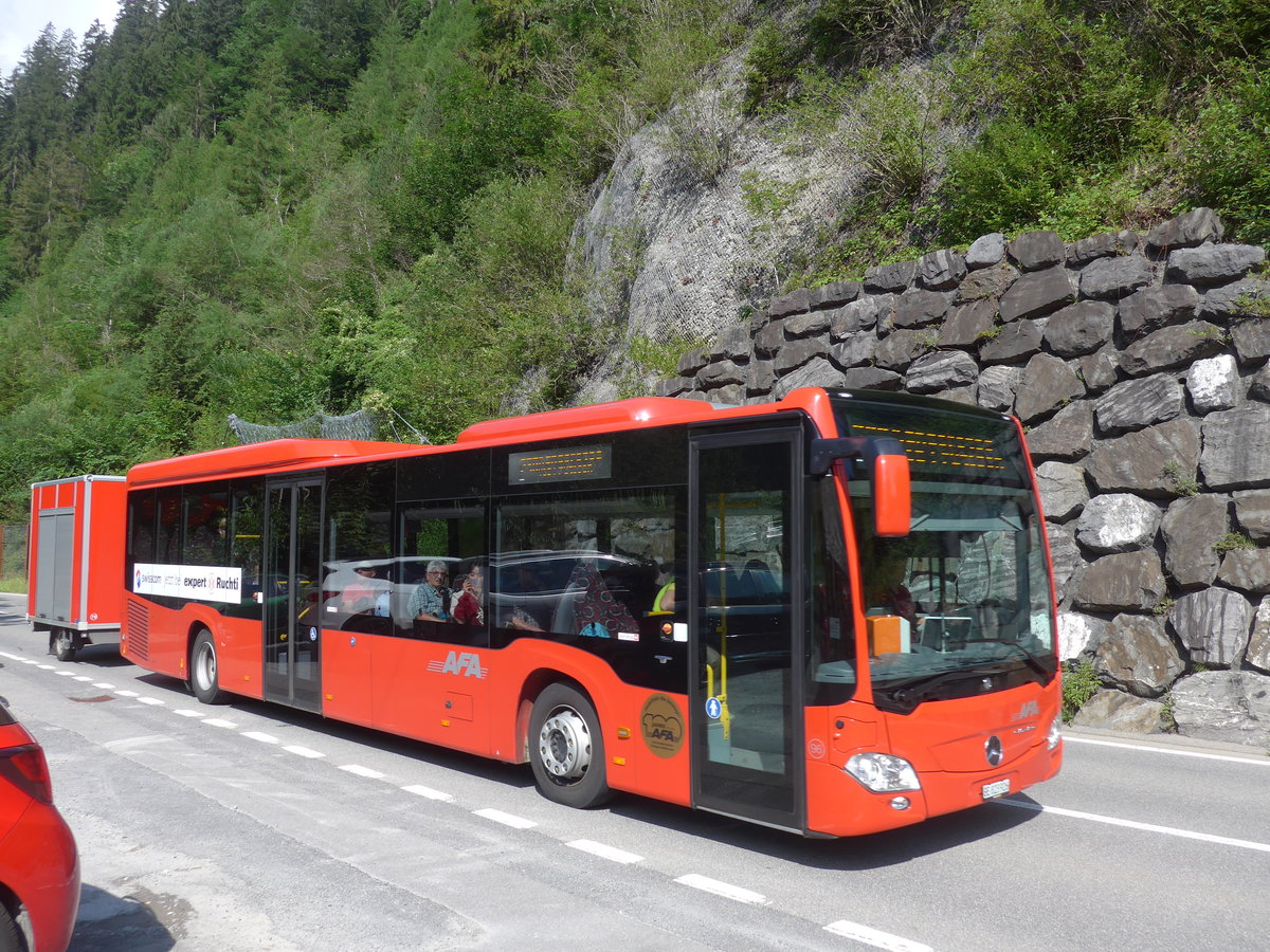 (207'910) - AFA Adelboden - Nr. 96/BE 823'926 - Mercedes am 14. Juli 2019 in Frutigen, Hohstalden