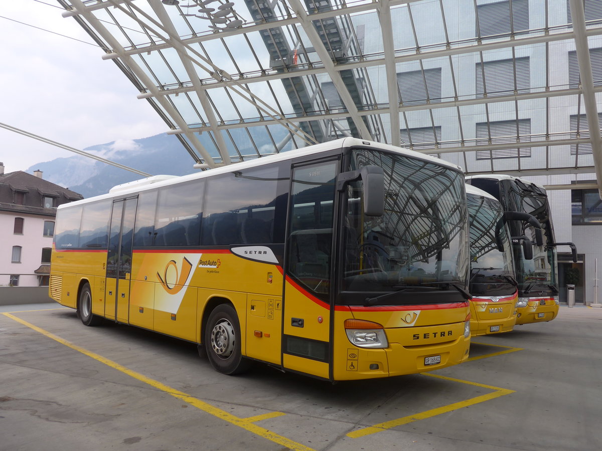 (208'010) - PostAuto Graubnden - GR 168'602 - Setra am 21. Juli 2019 in Chur, Postautostation