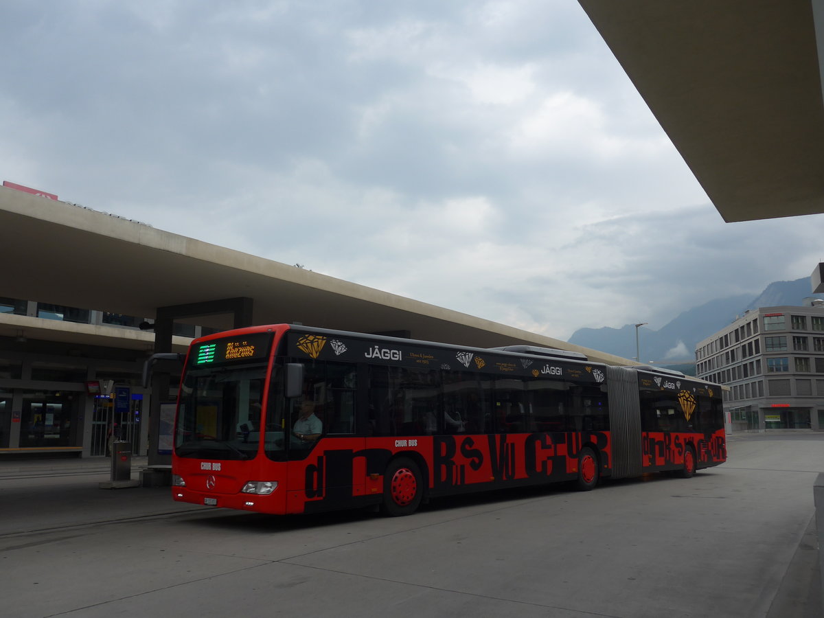 (208'015) - SBC Chur - Nr. 55/GR 155'855 - Mercedes am 21. Juli 2019 beim Bahnhof Chur