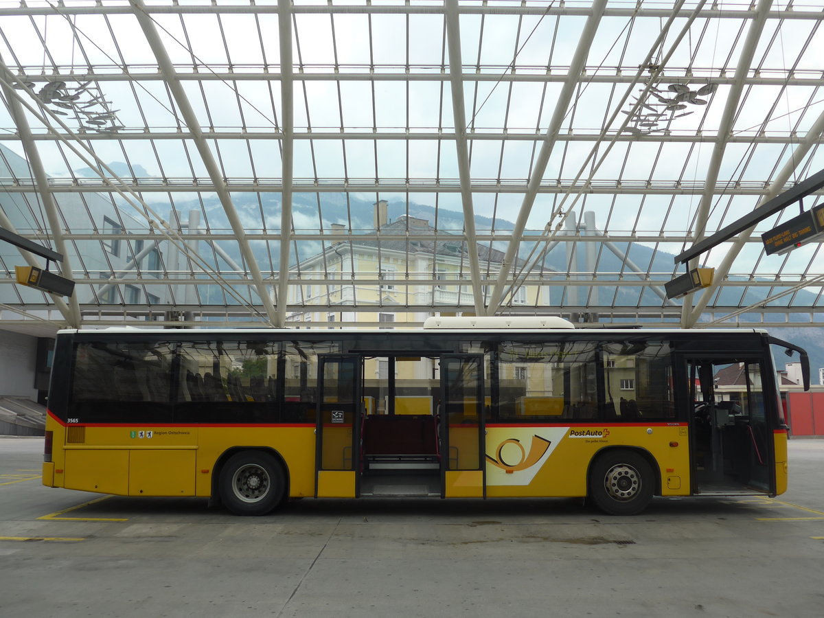 (208'027) - PostAuto Graubnden - GR 176'375 - Volvo (ex PostAuto Ostschweiz; ex Casutt, Gossau; ex PostAuto Ostschweiz) am 21. Juli 2019 in Chur, Postautostation