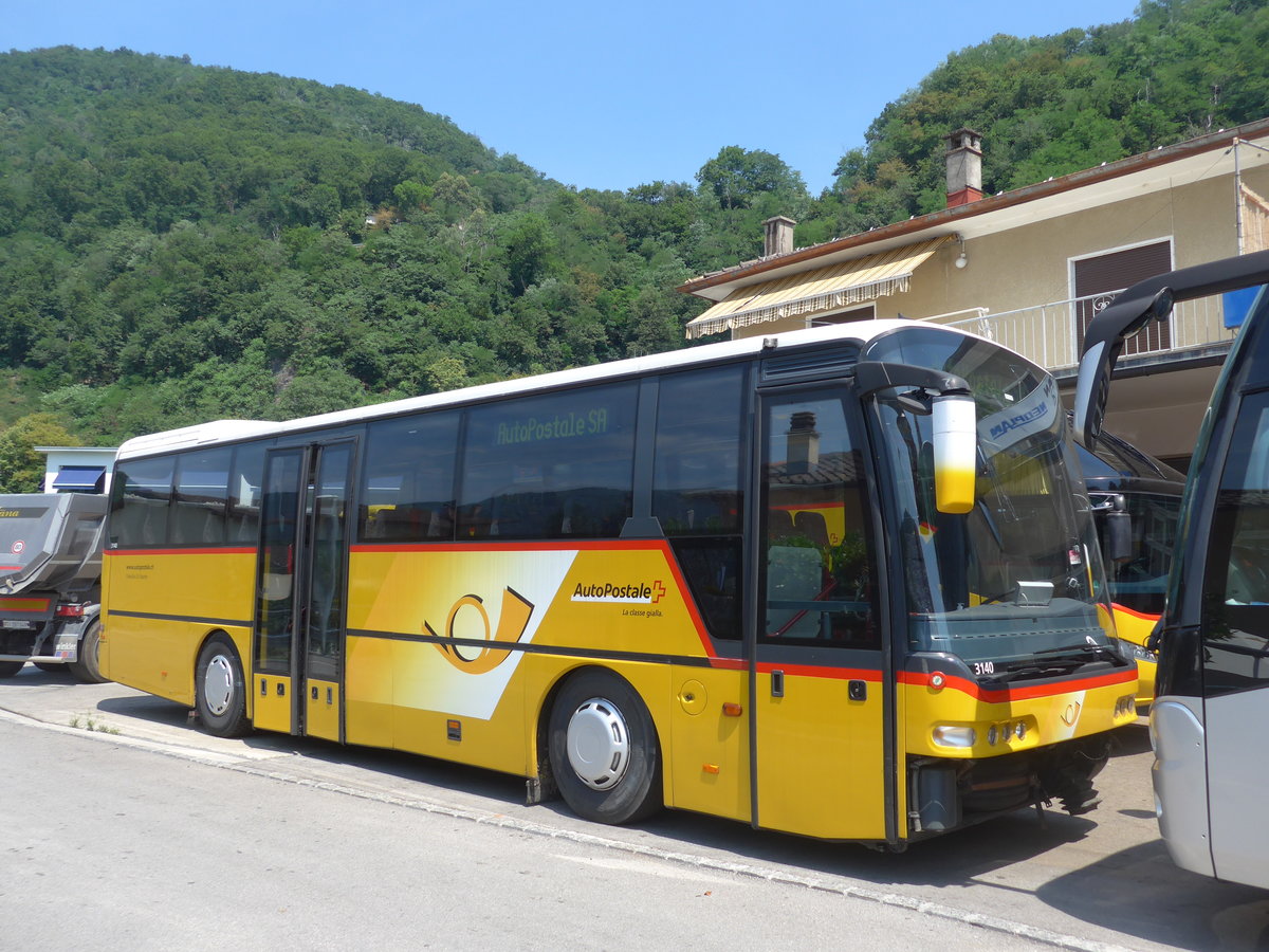 (208'052) - Chiesa, Riazzino - TI 176'092 - Neoplan (ex Autopostale, Muggio; ex Schera, Muggio; ex AutoPostale Ticino-Moesano Nr. 509; ex P 25'849) am 21. Juli 2019 in Maroggia, Garage Merzaghi