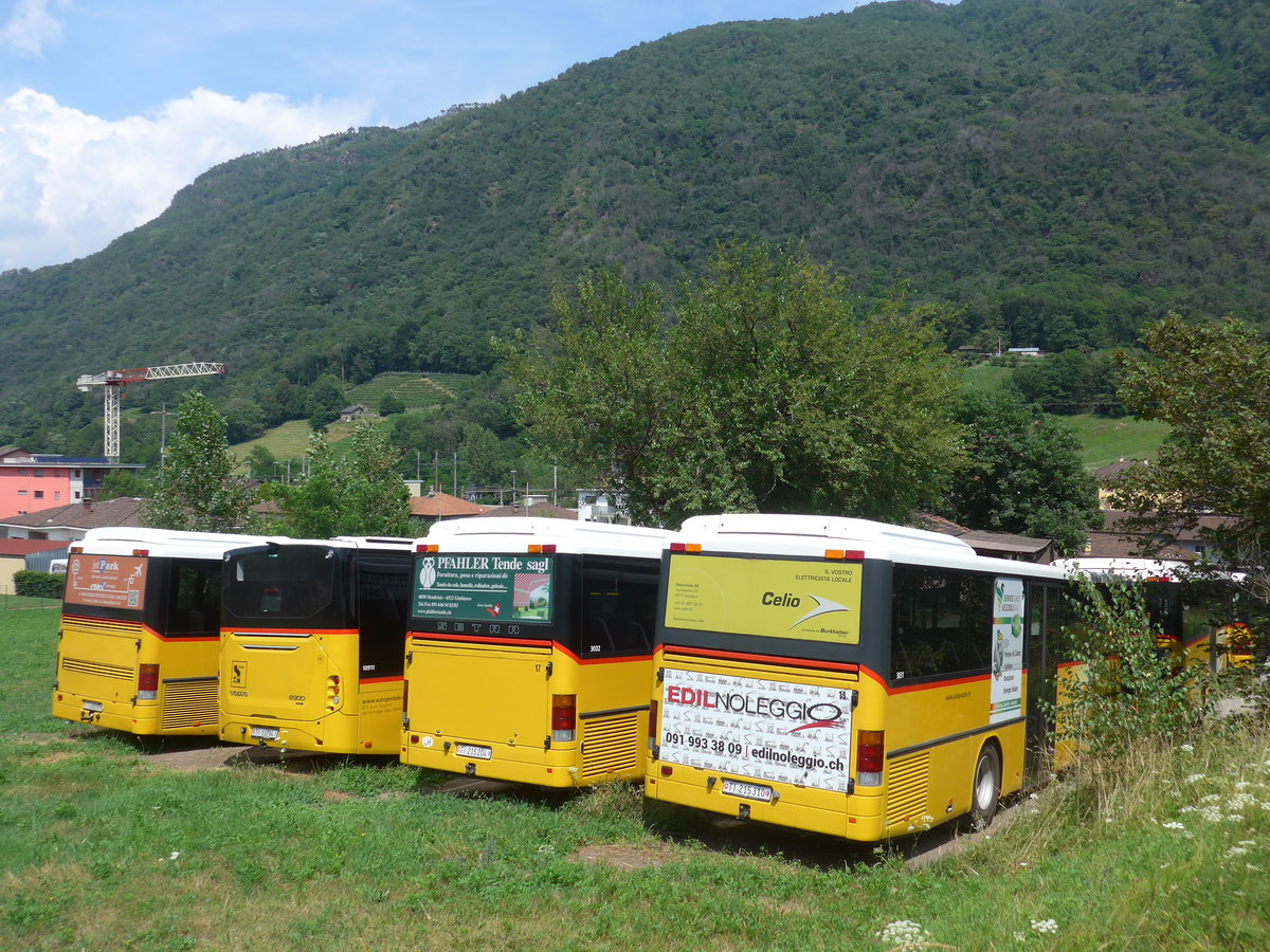 (208'069) - ATV, Rivera - Nr. 14/TI 215'310 - Setra (ex AutoPostale Ticino; ex Marchetti, Airolo) am 21. Juli 2019 in Rivera, Garage