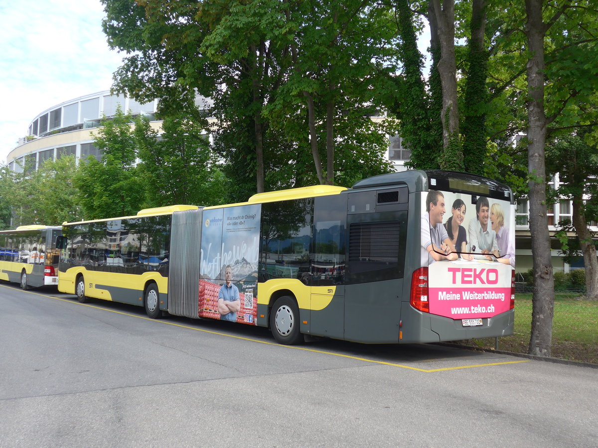 (208'500) - STI Thun - Nr. 702/BE 555'702 - Mercedes am 5. August 2019 bei der Schifflndte Thun