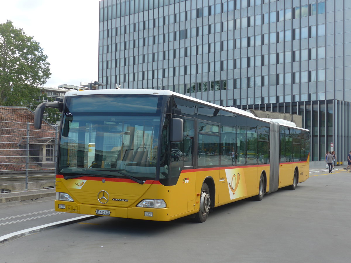 (208'595) - PostAuto Bern - Nr. 638/BE 611'734 - Mercedes am 10. August 2019 in Bern, Postautostation