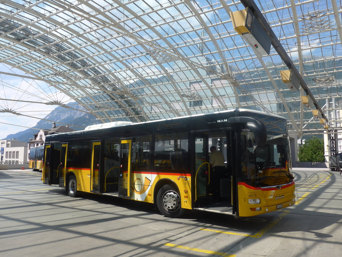 (208'662) - PostAuto Graubnden - GR 168'857 - MAN am 11. August 2019 in Chur, Postautostation