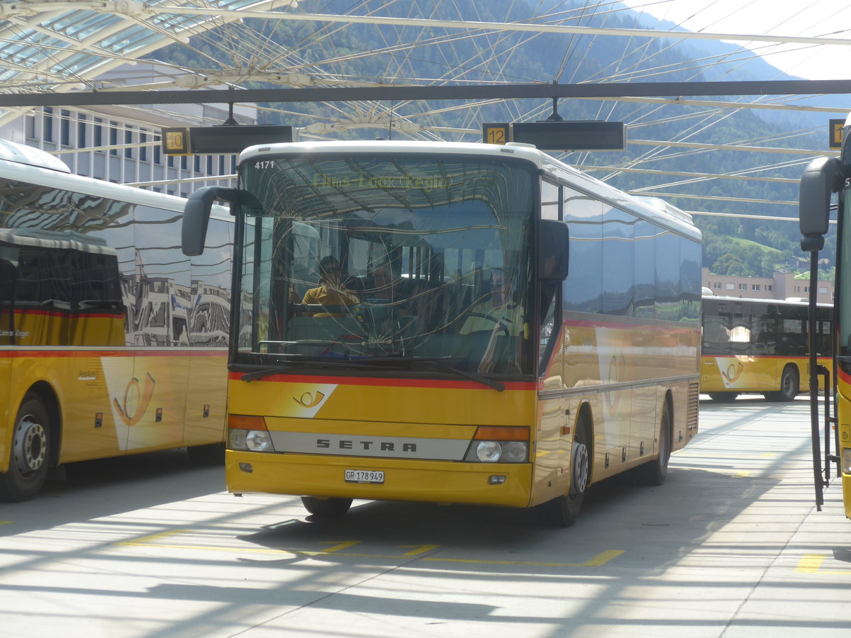 (208'668) - PostAuto Graubnden (Thepra 10) - GR 178'949 - Setra am 11. August 2019 in Chur, Postautostation