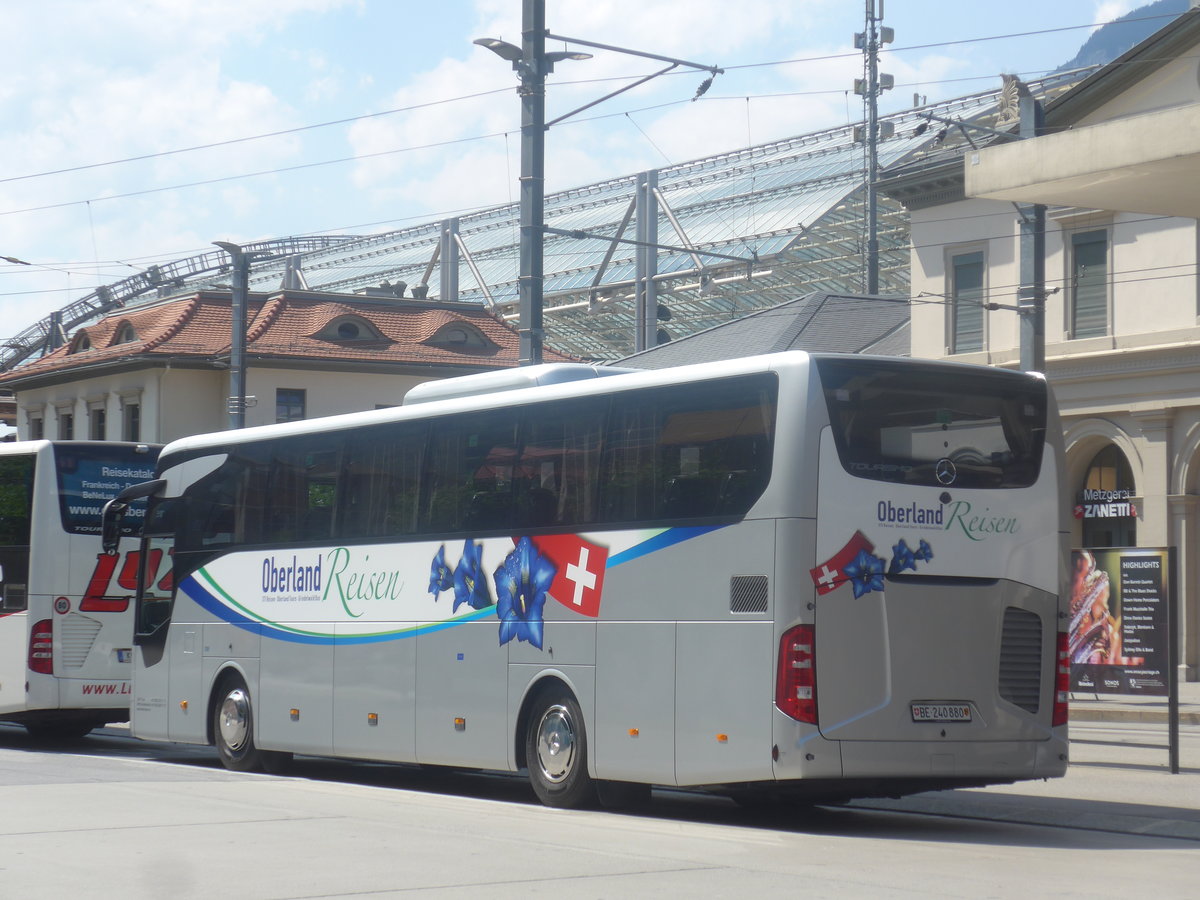 (208'681) - Oberland Reisen, Thun - Nr. 46/BE 240'880 - Mercedes am 11. August 2019 beim Bahnhof Chur