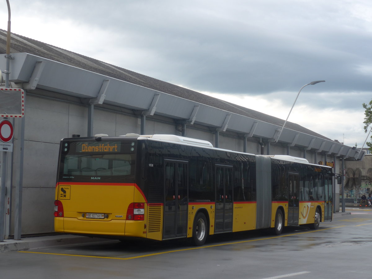 (208'713) - PostAuto Bern - Nr. 669/BE 827'669 - MAN am 11. August 2019 in Bern, Postautostation