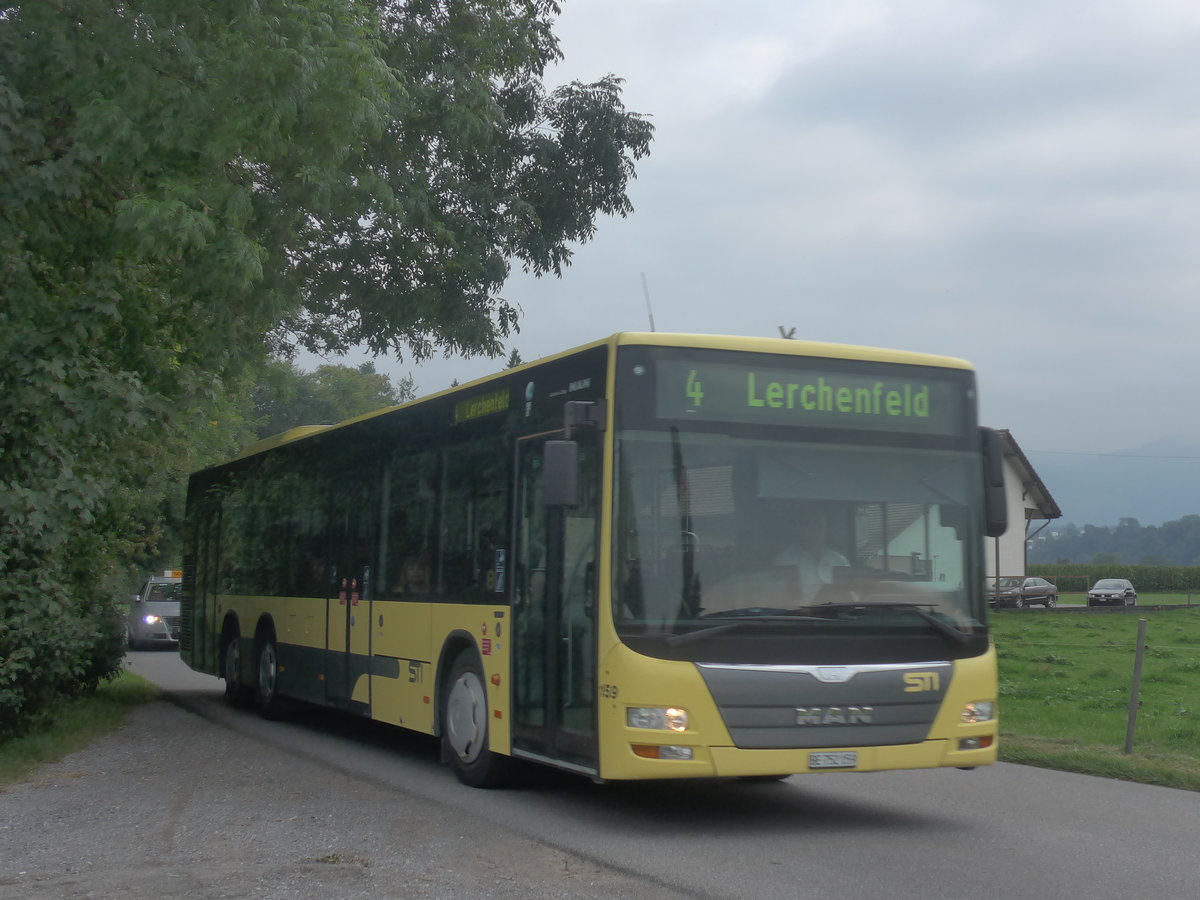 (209'059) - STI Thun - Nr. 159/BE 752'159 - MAN am 23. August 2019 in Uetendorf, Brggstrasse