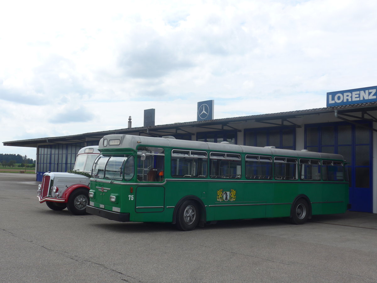 (209'228) - BVB Basel (RWB) - Nr. 75/BE 530'697 - FBW/FHS am 1. September 2019 in Lyssach, Lorenz