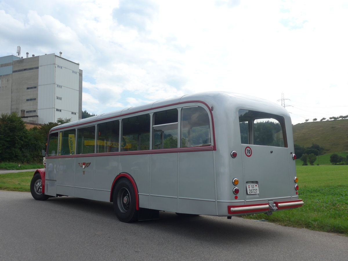 (209'249) - BSU Solothurn - Nr. 11/SO 20'727 - FBW/Hess am 1. September 2019 in Wynigen, Landi