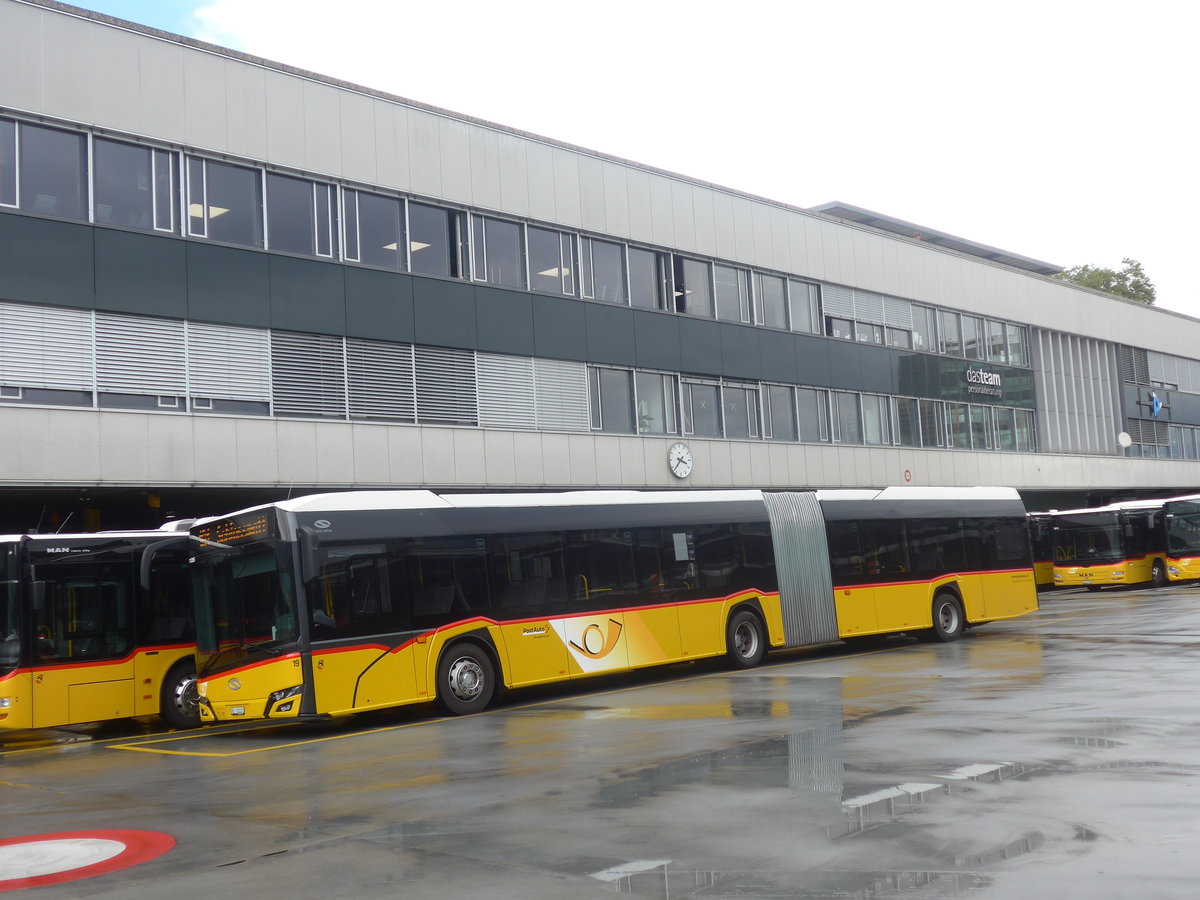 (209'440) - Steiner, Ortschwaben - Nr. 19/BE 52'222 - Solaris am 8. September 2019 in Bern, Postautostation