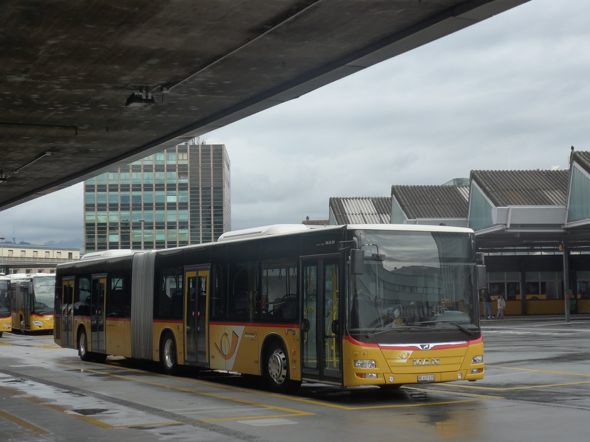 (209'443) - PostAuto Bern - Nr. 670/BE 637'670 - MAN am 8. September 2019 in Bern, Postautostation