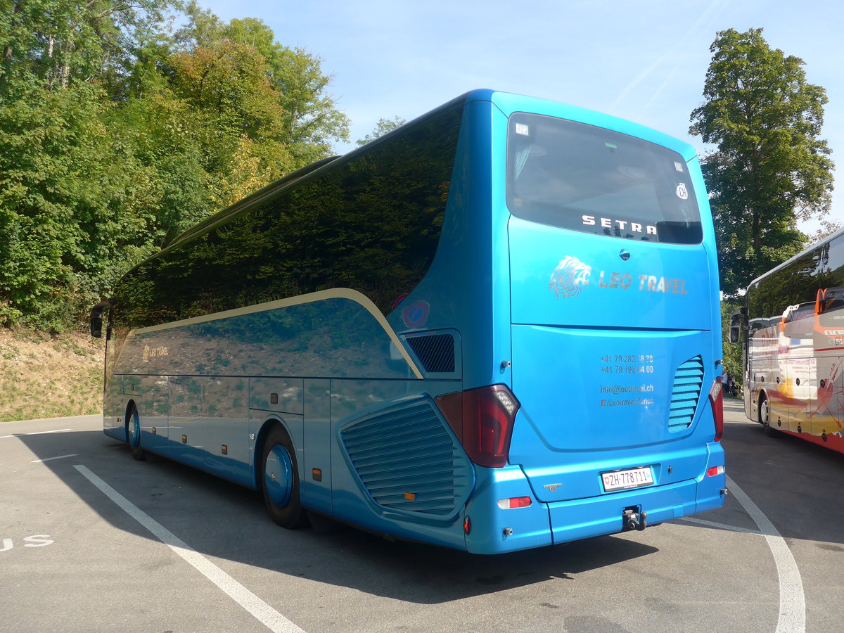 (209'570) - Leo Travel, Zrich - ZH 778'711 - Setra am 14. September 2019 in Neuhausen, Rheinfall