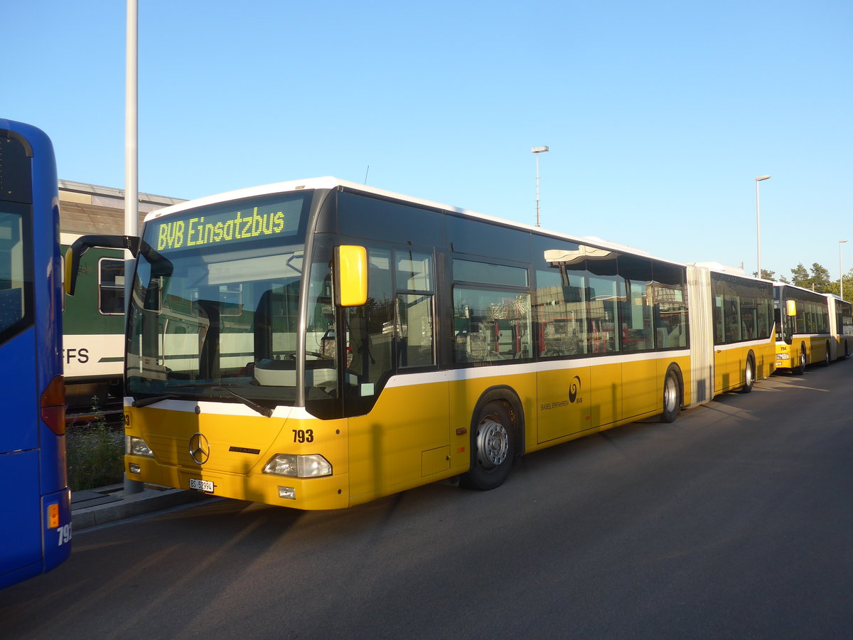 (209'718) - BVB Basel - Nr. 793/BS 52'994 - Mercedes (ex ASN Stadel Nr. 183) am 21. September 2019 in Basel, Depot Dreispitz