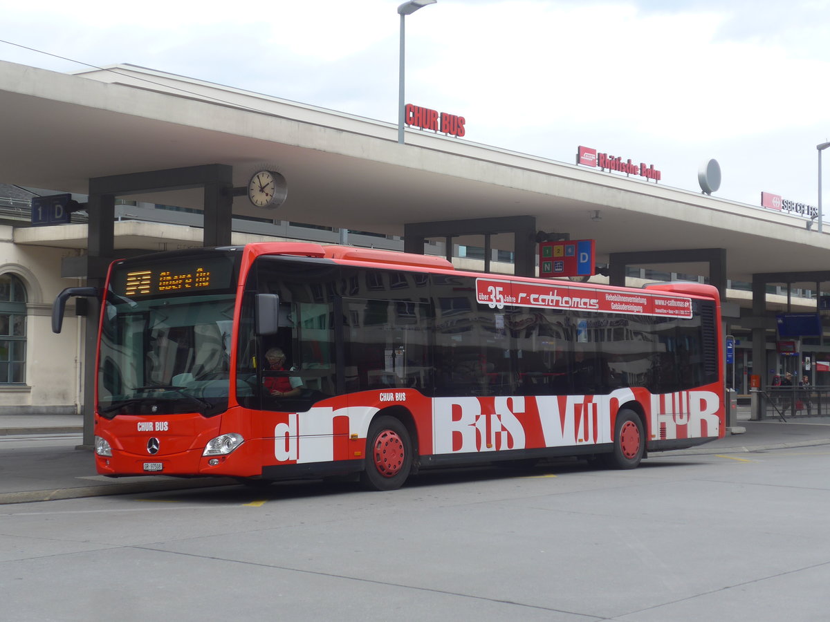 (210'032) - SBC Chur - Nr. 8/GR 97'508 - Mercedes am 6. Oktober 2019 beim Bahnhof Chur