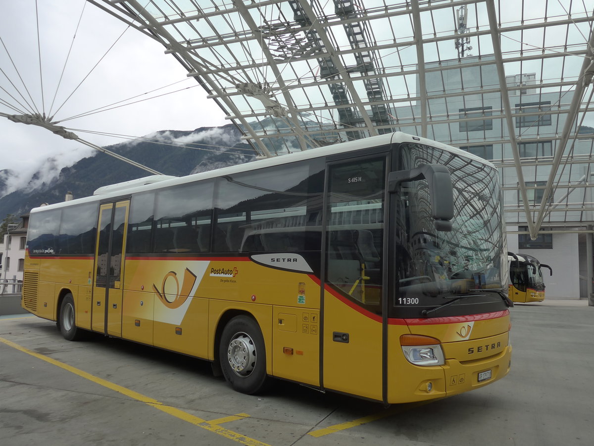 (210'048) - PostAuto Graubnden - GR 179'710 - Setra am 6. Oktober 2019 in Chur, Postautostation