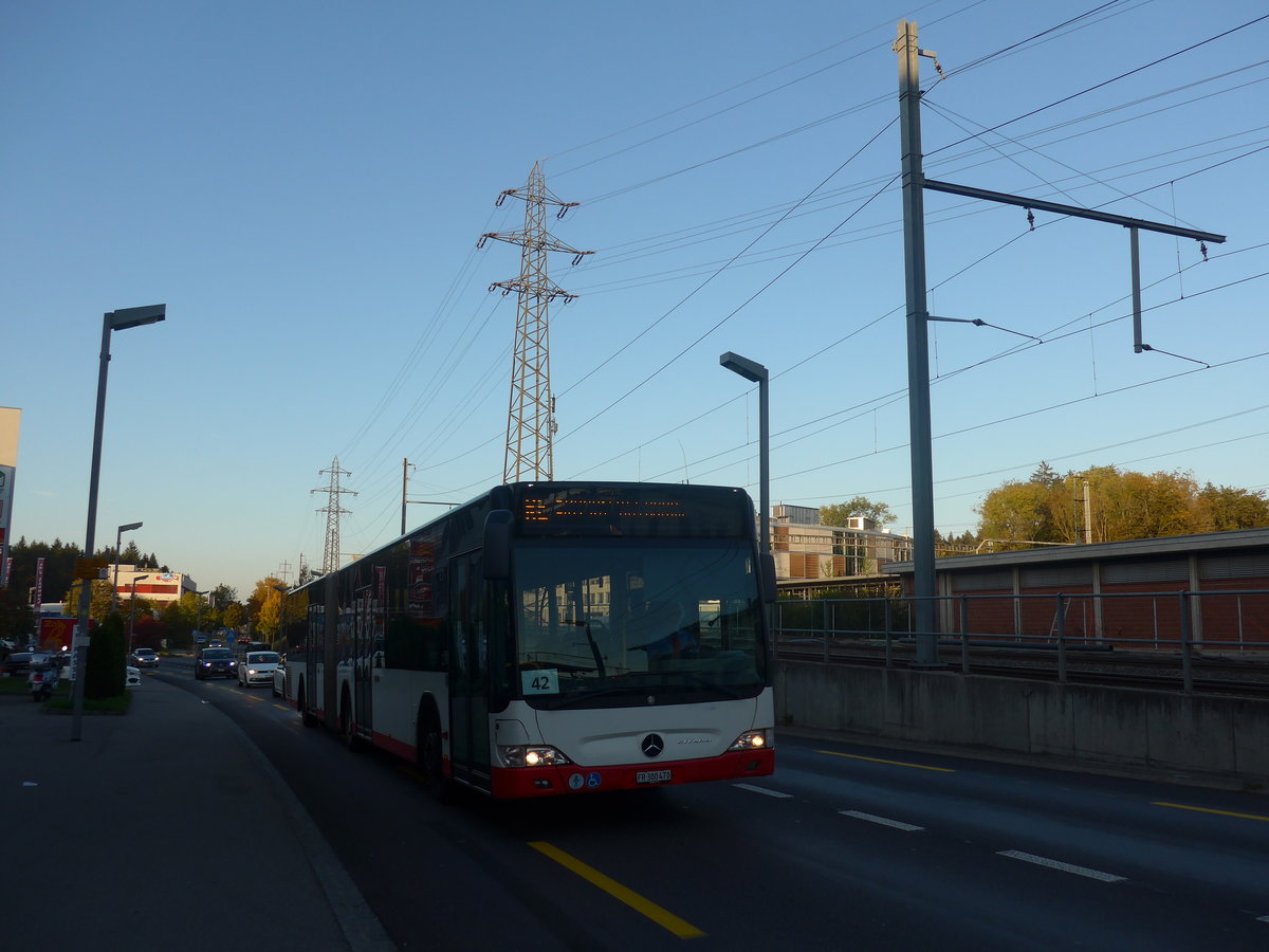 (210'367) - Intertours, Domdidier - FR 300'470 - Mercedes (ex Zeretzke, D-Castrop-Rauxel Nr. 43) am 14. Oktober 2019 beim Bahnhof Zollikofen