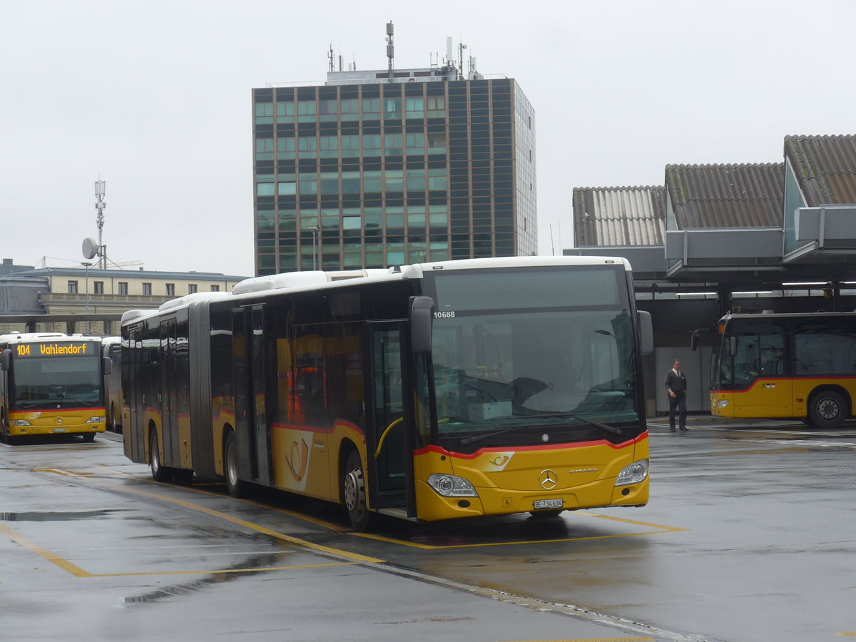 (210'713) - PostAuto Bern - Nr. 634/BE 734'634 - Mercedes am 29. Oktober 2019 in Bern, Postautostation