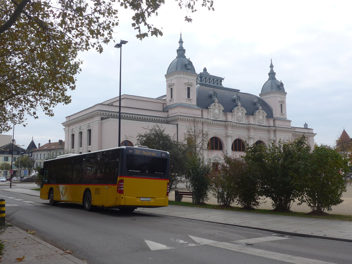 (210'873) - CarPostal Ouest - VD 335'363 - Mercedes am 9. November 2019 beim Bahnhof Yverdon