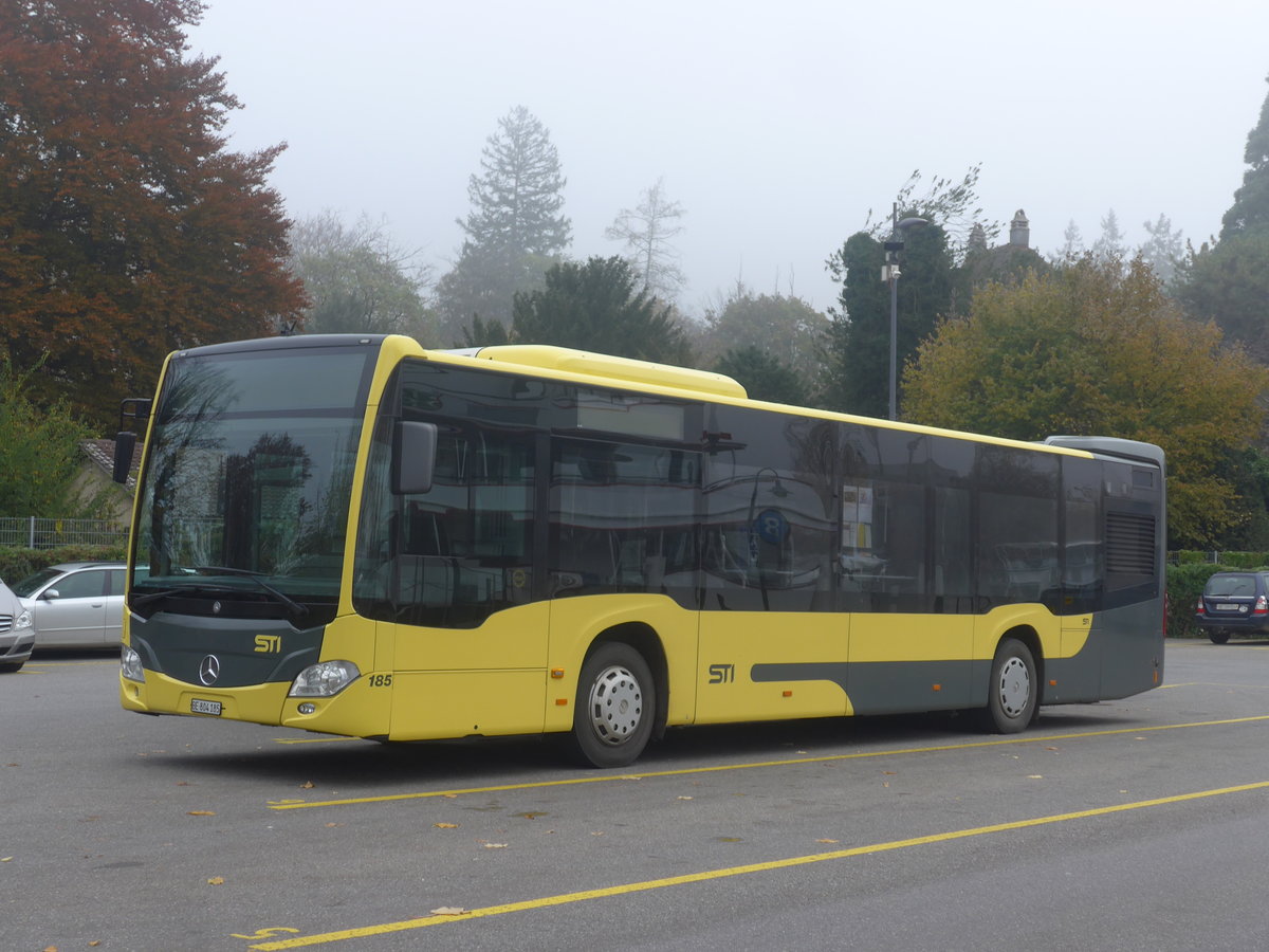 (210'970) - STI Thun - Nr. 185/BE 804'185 - Mercedes am 11. November 2019 bei der Schifflndte Thun