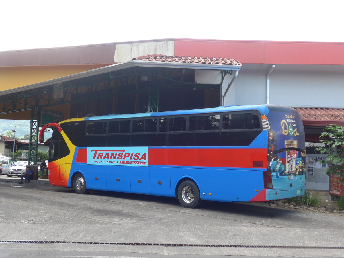 (211'258) - Transpisa, Quesada - 6276 - Yutong am 14. November 2019 in La Fortuna, Busstation