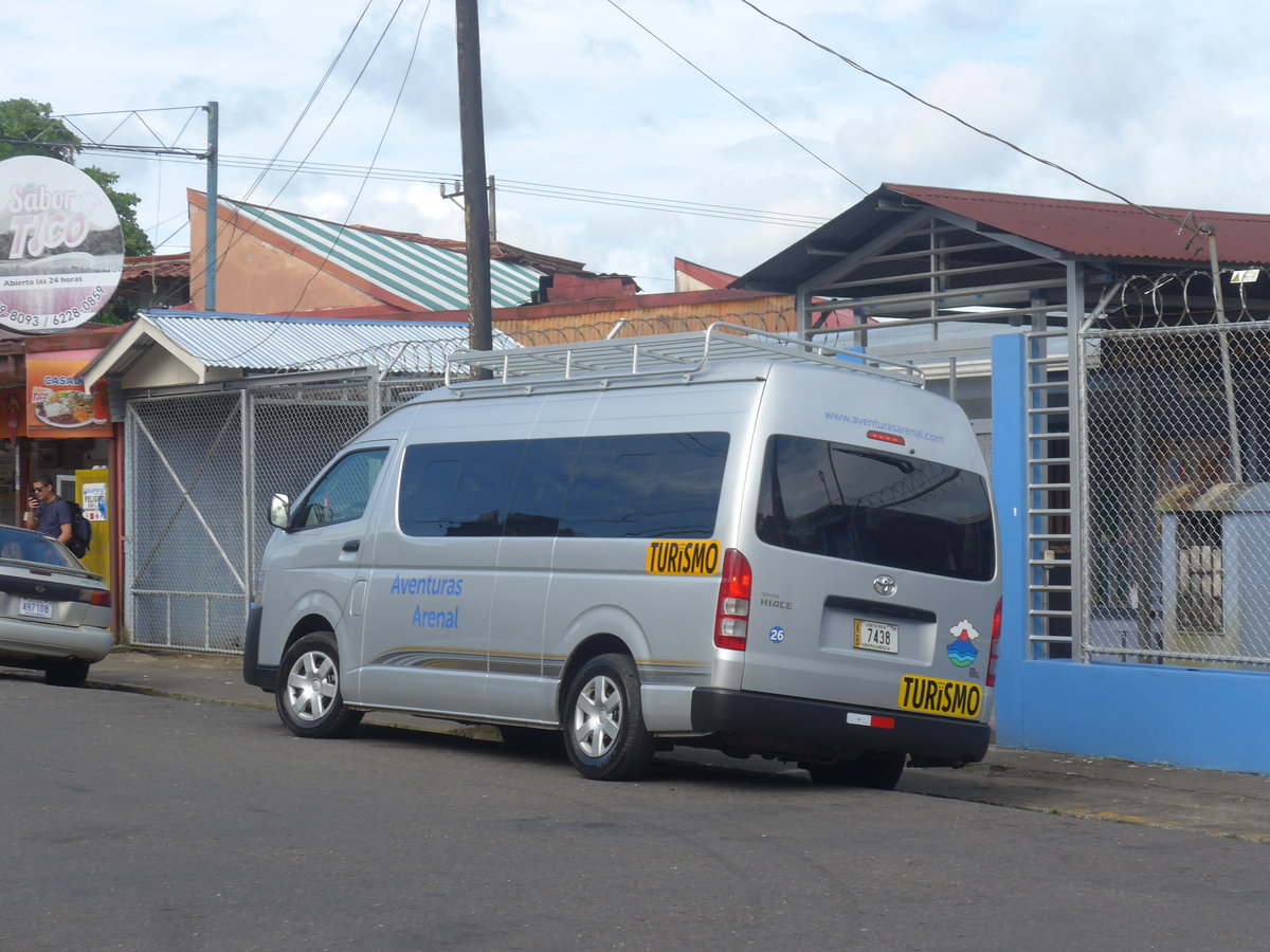 (211'670) - Aventuras Arenal, La Fortuna - Nr. 26/7438 - Toyota am 19. November 2019 in La Fortuna